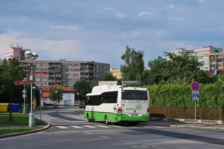 Místek, ulice ČSA, červen 2018